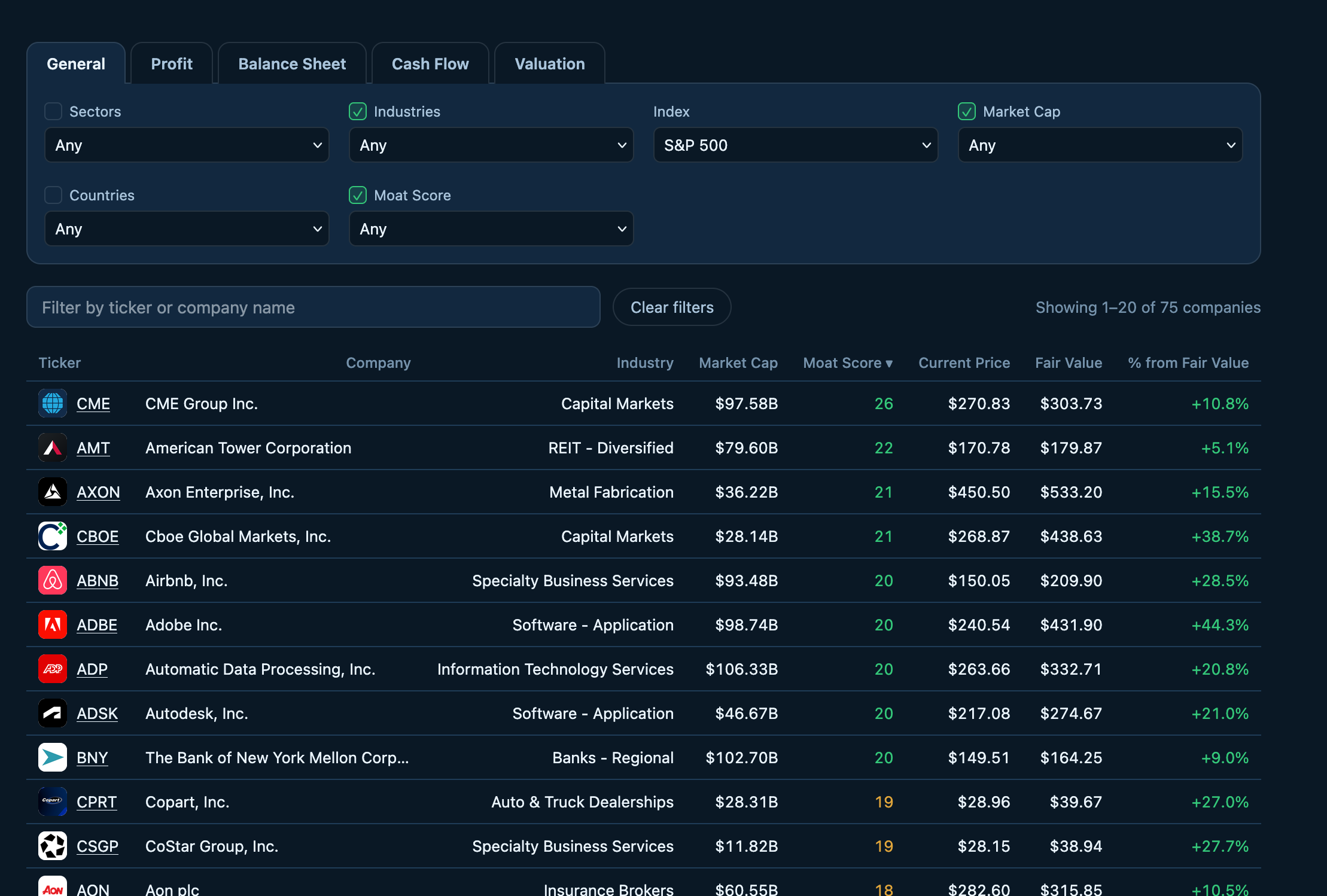 Product screenshot